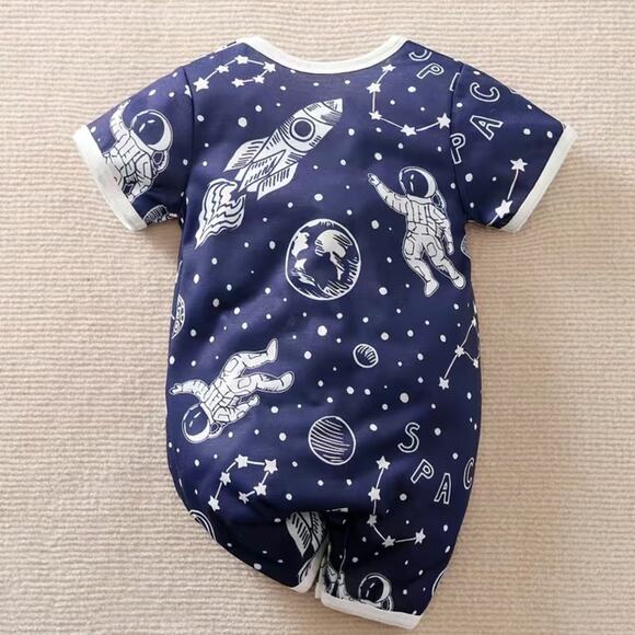 New astronaut print baby romper 3-6 months - Picture 2 of 7